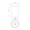 Alora Mood FM542007 Emil 1-lt 7" Flush Mount