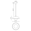 Alora Mood PD522011 Rubio 1-lt 11" Pendant