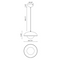Alora Mood PD522011 Rubio 1-lt 11" Pendant
