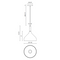 Alora Mood PD532312 Belleview 1-lt 12" Pendant