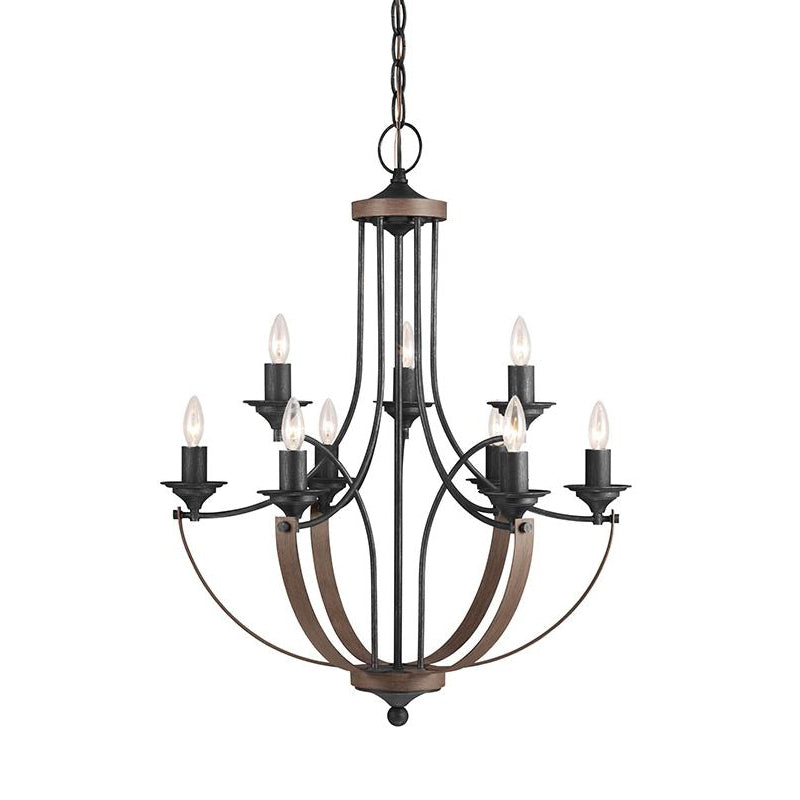 Generation 3280409EN Corbeille 9-lt LED Chandelier