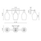 Alora Mood VL538322 Kingsley 3-lt 22" Vanity Light