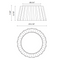 Alora Mood FM528514 Plisse 2-lt 14" Flush Mount