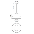 Alora Mood PD402513 Haven 1-lt 13" Pendant