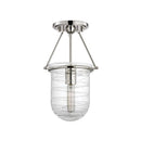 Hudson Valley 200 Willet 1-lt Semi Flush