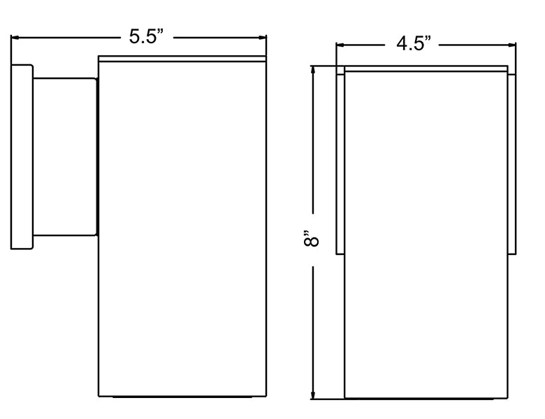 Access 20032 Bayside 1-lt LED Outdoor Wall Sconce