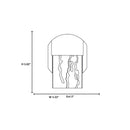 Access 20043 Mist 6" Tall LED Outdoor Wall Sconce