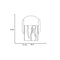 Access 20043 Mist 6" Tall LED Outdoor Wall Sconce