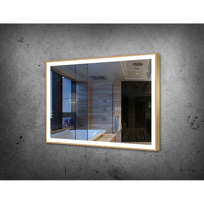 Paris Mirror Chic 48 x 35 Rectangle LED Illuminated Mirror