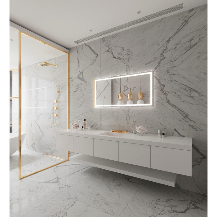 Paris Mirror Harmony 48 x 24 Rectangle LED Illuminated Mirror, RGBW
