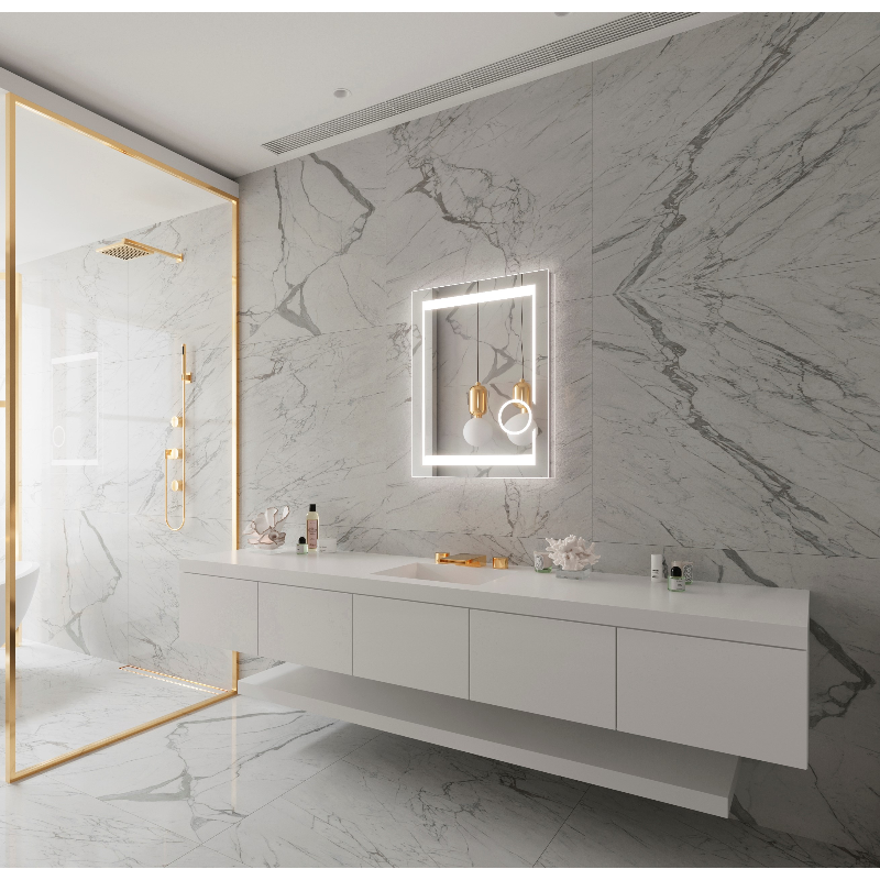 Paris Mirror Aurora 24 x 32 Rectangle Illuminated Mirror, RGBW