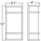 Access 20105 Cove 1-lt 12" Tall LED Outdoor Wall Sconce