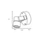 Access 20351 KO 1-lt 4" LED Outdoor Wall Light