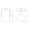 Access 20363 Poseidon 1-lt 6"H Outdoor Wallwasher