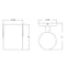 Access 20363 Poseidon 1-lt 6"H LED Outdoor Wallwasher
