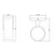 Access 20364 Poseidon 2-lt 12"H Outdoor Wallwasher