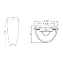 Access 20415 Daphne 1-lt 12"H Wall Sconce