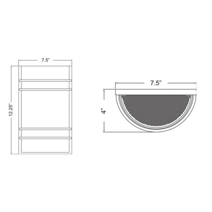 Access 20416LEDDLP Artemis 2-lt 12"H LED Wall Sconce