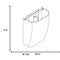 Access 20419 Elementary 1-lt Wall Sconce