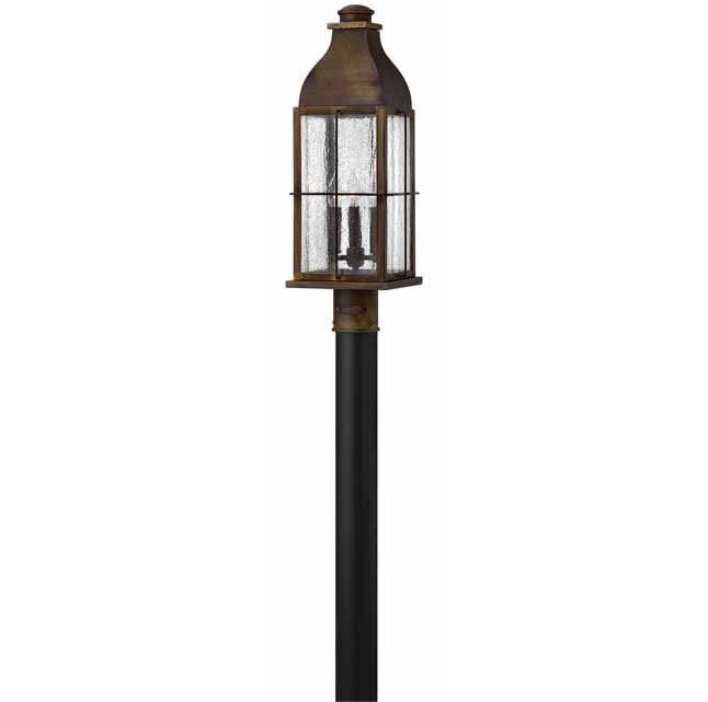 Hinkley 2041 Bingham 3-lt 23" Tall LED Outdoor Post Light