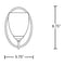 Hubbardton Forge 204213 Simple Lines 1-lt 9" Tall Wall Sconce