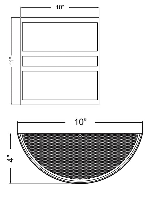 Access 20440 Artemis 10"Wide Wall Sconce