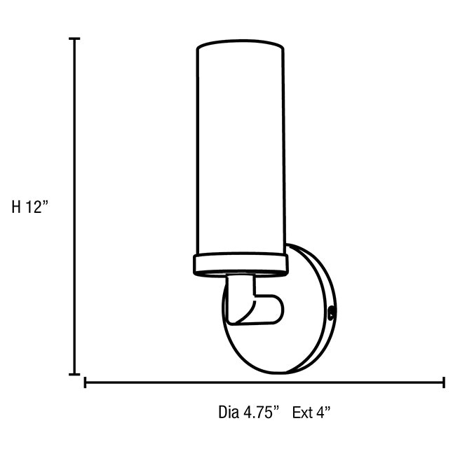 Access 20441 Aqueous 1-lt Wall Fixture