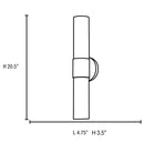 Access 20442 Aqueous 2-lt Wall Fixture