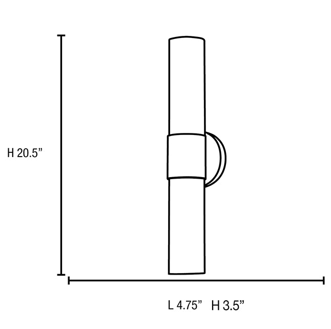 Access 20442 Aqueous 2-lt Wall Fixture