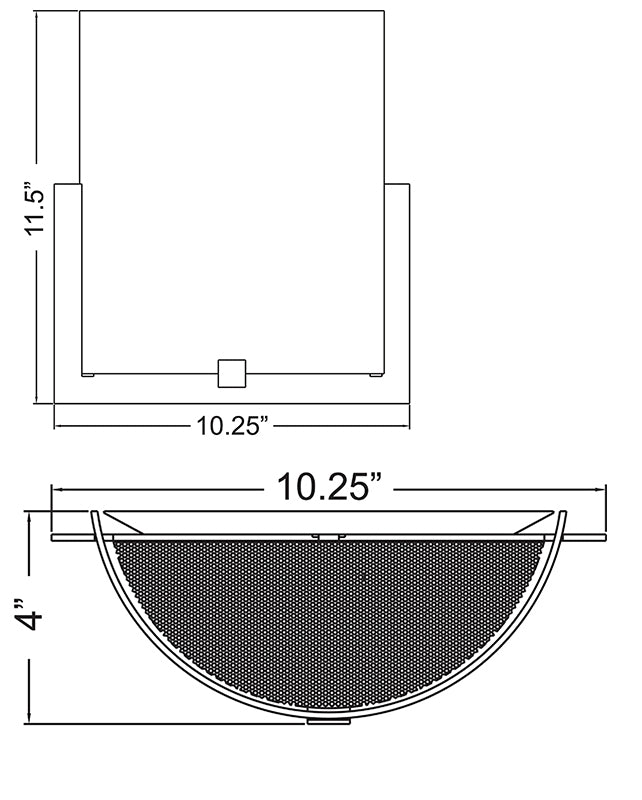 Access 20445 Cobalt 2-lt 12"H Wall Sconce