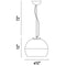 Eurofase 20454 Chromos 1-lt 12" Pendant
