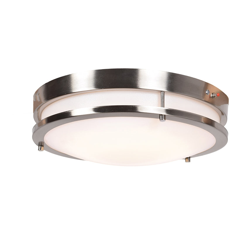 Access 20465EM Solero 14" Wide Emergency Backup LED Flush Mount