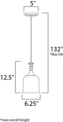 Maxim 20471 Centenial 1-lt 6.25" Pendant