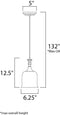 Maxim 20471 Centenial 1-lt 6.25" Pendant