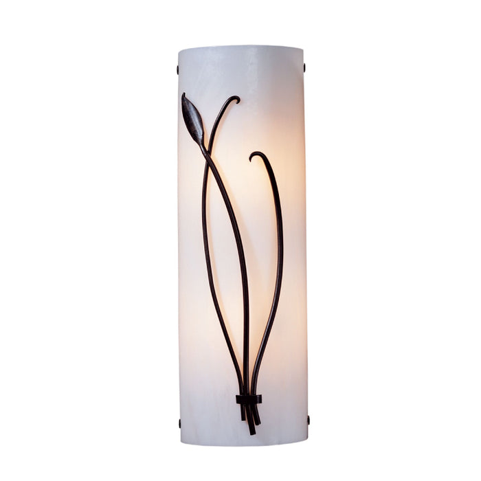 Hubbardton Forge 205770 Forged Leaf and Stem 2-lt 17" Tall Wall Sconce