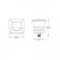 WAC 2061 LED Outdoor Square Step Light