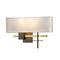 Hubbardton Forge 206350 Cosmo 2-lt 17" LED Wall Sconce