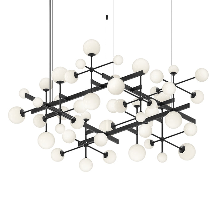 Sonneman 2065 Nebula Square 15-lt 61" LED Pendant