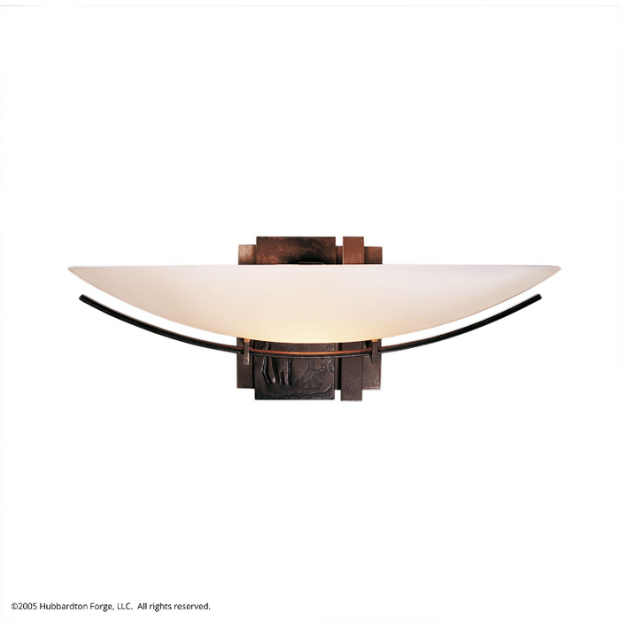Hubbardton Forge 207370 Oval Impressions 1-lt 16" Wall Sconce