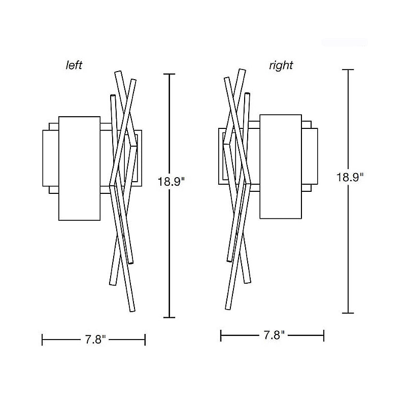Hubbardton Forge 207670 Brindille 1-lt 19" Tall Wall Sconce