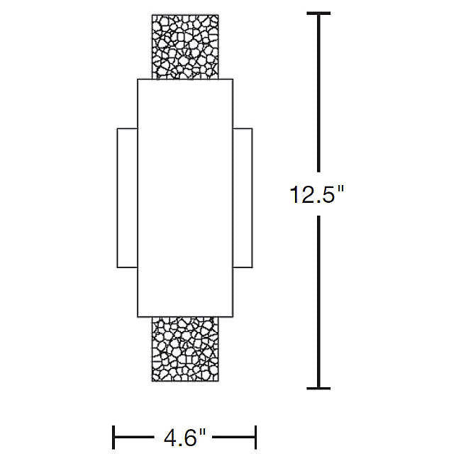 Hubbardton Forge 207693 Oceanus 1-lt 13" Tall Wall Sconce