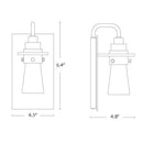 Hubbardton Forge 207710 Erlenmeyer 1-lt 9" Tall Wall Sconce
