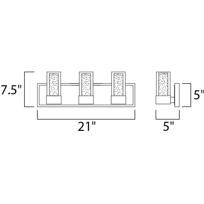 Maxim 20903 Sync 3-lt 21" LED Vanity