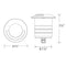 WAC 2091 2" Aperture Recessed Inground + Indicator Single Direction