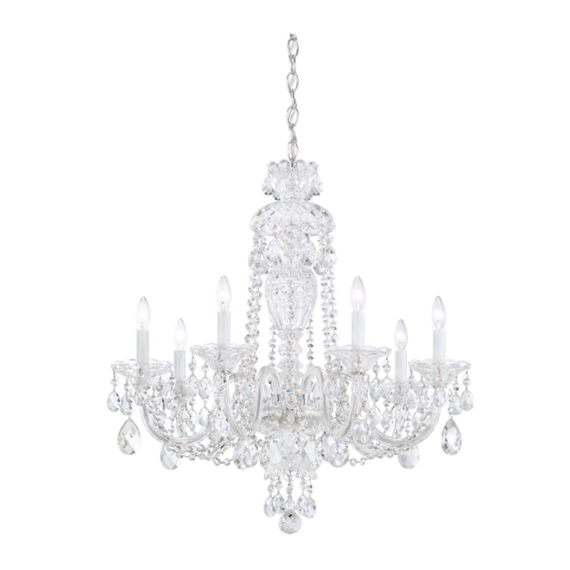 Schonbek 2995 Sterling 7-lt 25" Chandelier