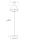 Pablo Designs Lana LED Floor Lamp