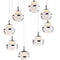 ET2 E24598 Swank 8-lt LED Pendant