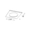 Nora NIO-4SNDC/10 4" Iolite Square Reflector with Round Aperture Trim - 1000 Lumens