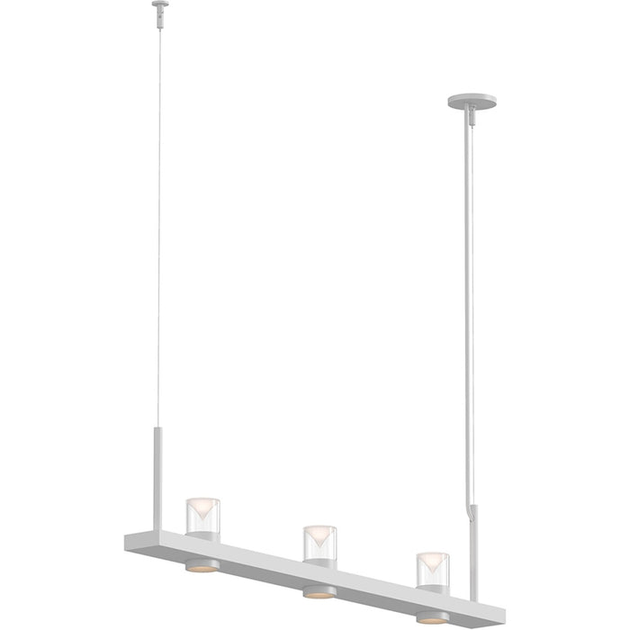 Sonneman 20QWL04 Intervals 3-lt 48" Linear LED Pendant