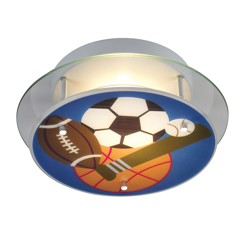 ELK 21005 Novelty Sports 2-lt 13" Semi Flush Mount